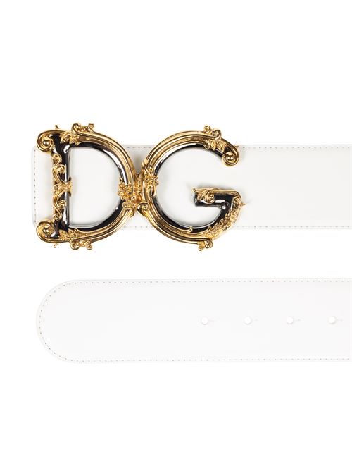 Leather belt DOLCE & GABBANA | BE1336AZ83180001